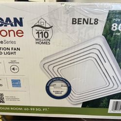 Broan-NuTone Roomside Series, White, 80 CFM, Bathroom exhaust fan