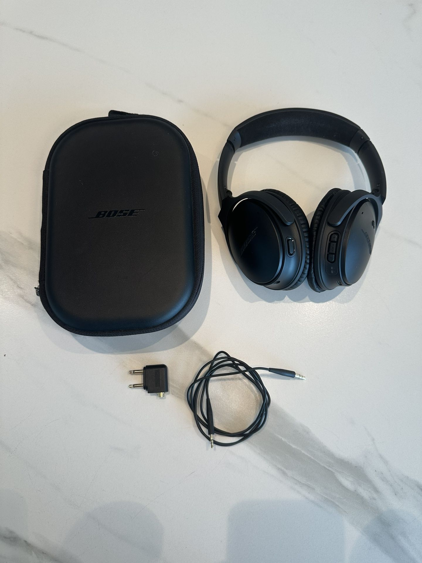 Bose QuietComfort Bluetooth Headphones Black With Carrying Case