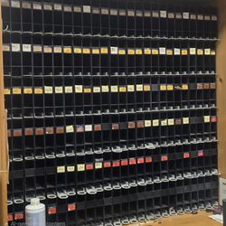 Wella Professionals color stock system 5 piece salon color organizer rack