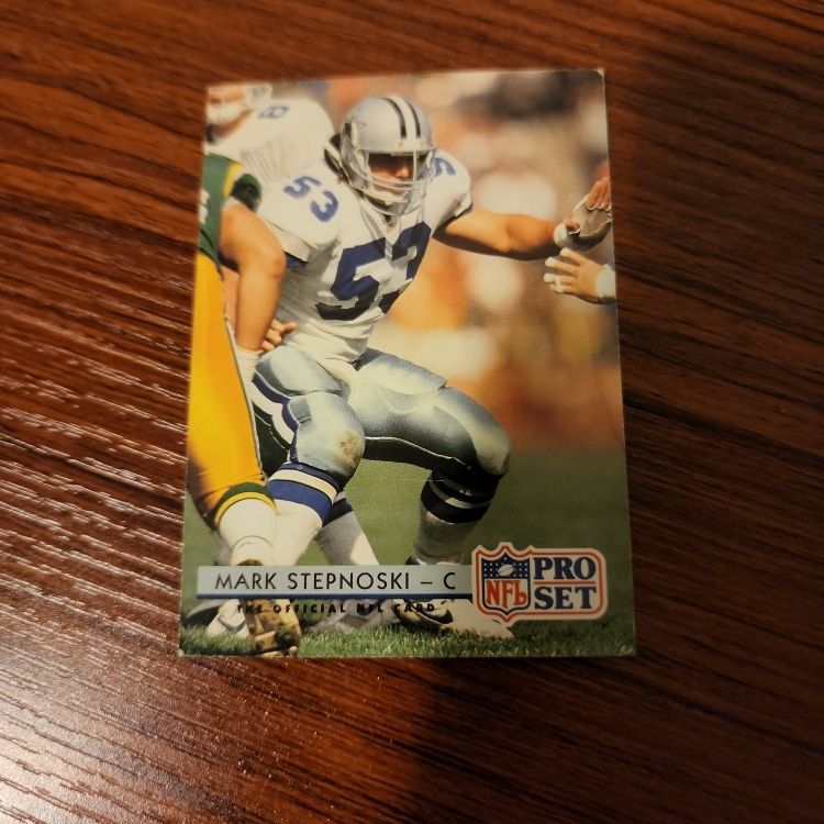 Mark Stepnoski NFL ProSet Card. for Sale in Auburn, MA - OfferUp