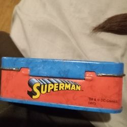 Small Superman Tin Box