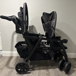 Chicco Cortina Together Double Stroller, Minerale