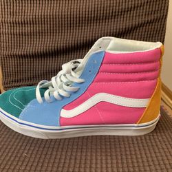 Multi Color Hi Top Vans