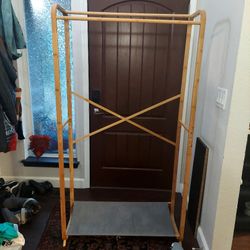 Bamboo Clothing Rack