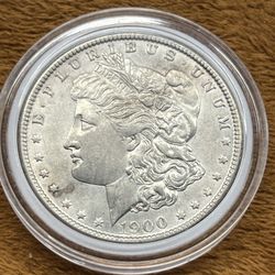1900 Silver Morgan Dollar MS 62