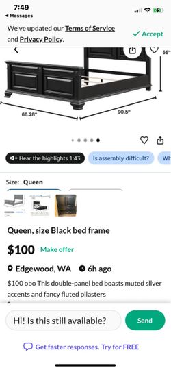 Queen size headboard