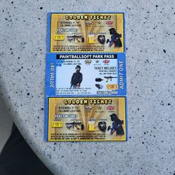Paint Ball Tickets 