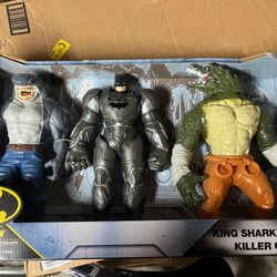 12" batman 3pk king shark and killer Croc