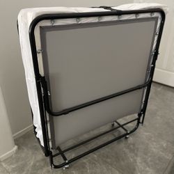 Folding Rollaway Guest Bed with Mattress