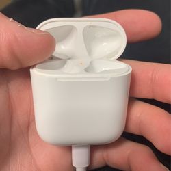white air pod case (airpods not included)
