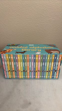 Animal alphabet book set