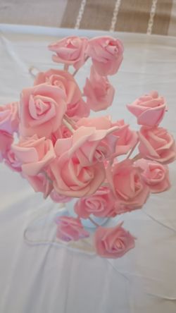 Pink Flower Lamp
