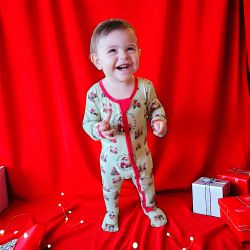Bamboo Christmas Romper!