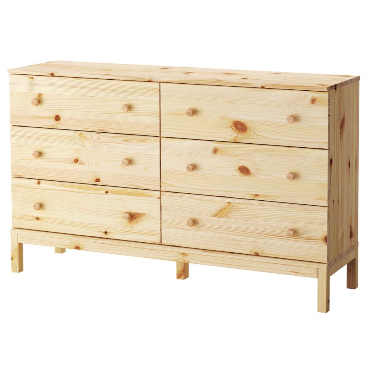 IKEA 6-Drawer Wooden Dresser