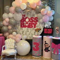 Round Party Backdrop Any Theme And Design