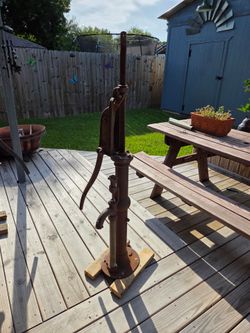 Antique water pump