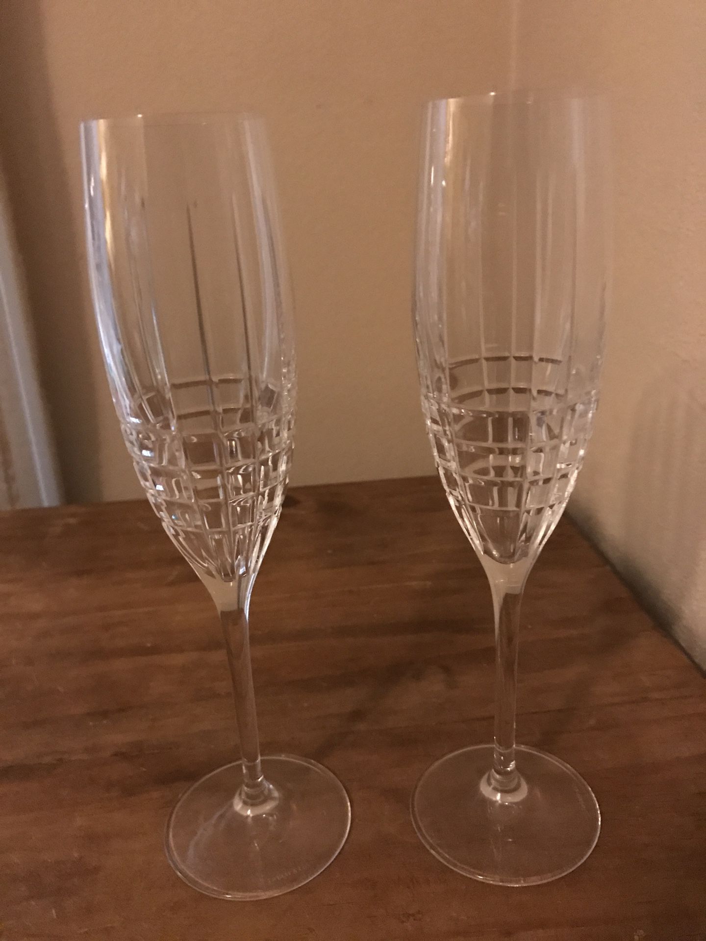 2 Champaign glasses