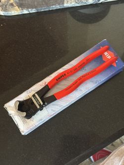 KNIPEX 61 01 200 High-Leverage Bolt End Cutting Nippers, 8"