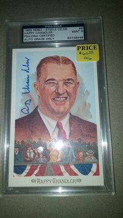 Happy Chandler Perez Steel Hall of Fame card