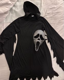 Bling women’s ghost face costume