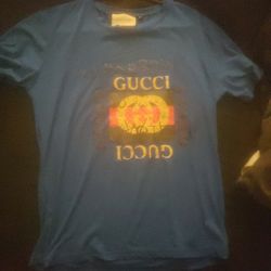 Gucci Shirt Medium Blue 
