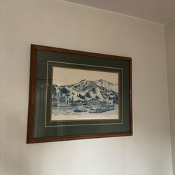 Mammoth Mountain Framed Art Print