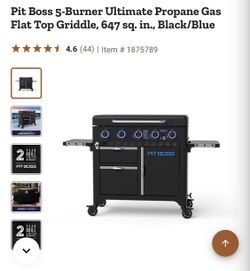 Pit Boss 5 Burner Flat Grill