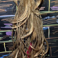 Braided Auburn Strands, 16 In. Hair Clip-REDUCED X 2