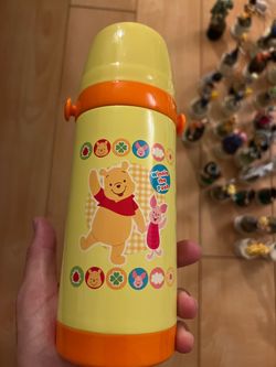 Disney Winnie the Pooh Stainless Steel Bottle with Cup, 400ml, Brand New