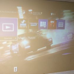 Projector  With Sound Bar 