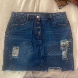 Jean Skirt
