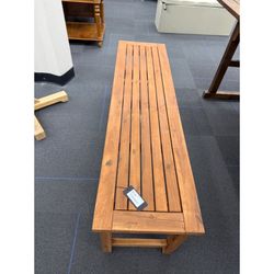 Acacia Wood Outdoor Patio Bench, Brown