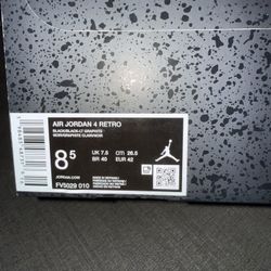 Jordan 4 Black Cat Size 8.5