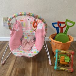 Baby Rocking Chair and Kid toys-All for $10