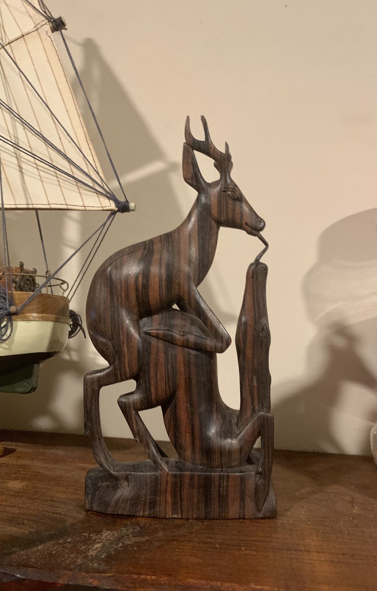 Vintage Wooden Sculpture