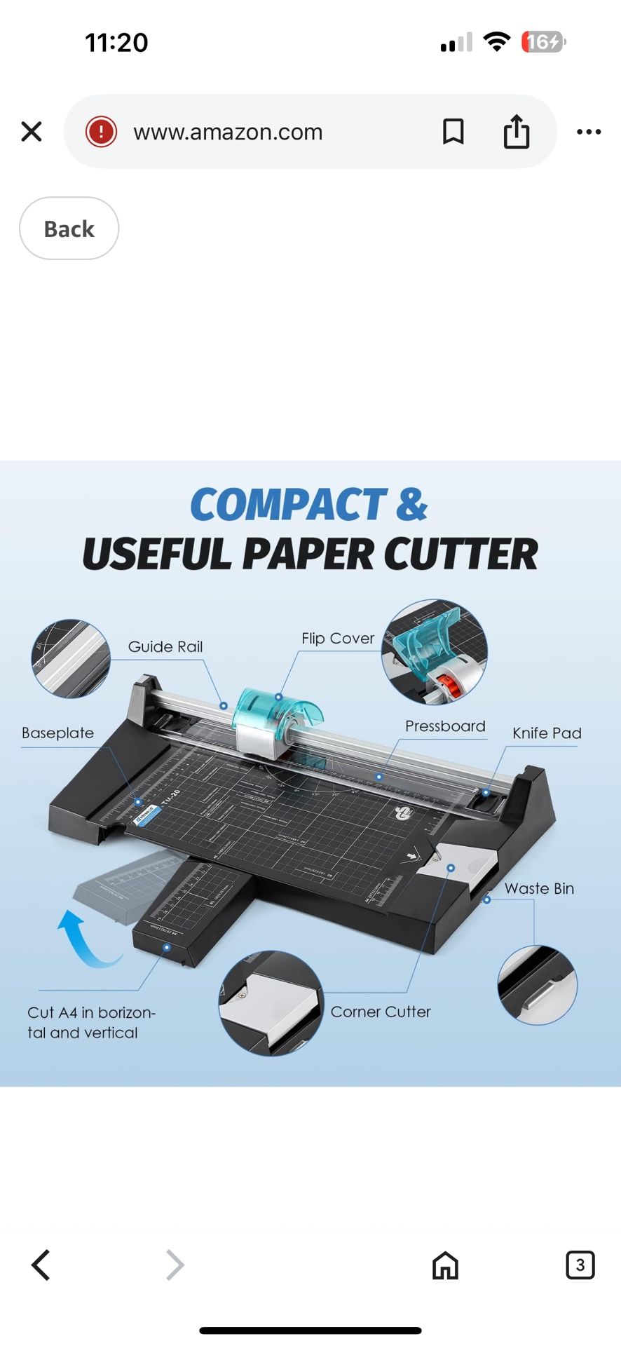 Paper Trimmer Cutter