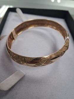 Gold Bangle Bracelet