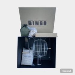 Restoration  Hardware Town Hall Bingo Set – New in Box, Never Used, Complete