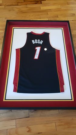 adidas, Shirts & Tops, Miami Heat Chris Bosh White Out Jersey