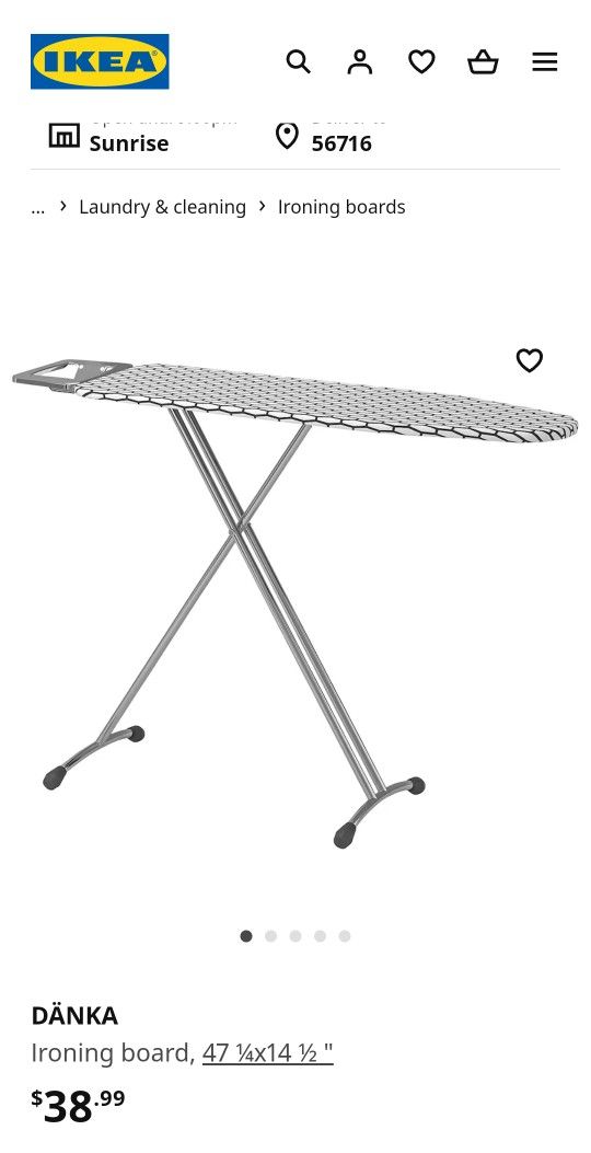 Brand New IKEA DANKA Ironing Board