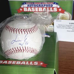 Luis Garcia Autographed baseball