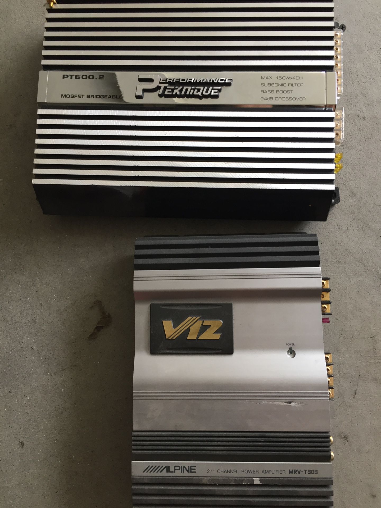 Alpine V12 2/1 Chanel AMP Performance Technique PT 600.2