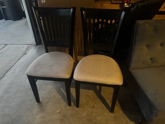 2 dining room chairs
