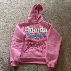 Sp5der Atlanta Hoodie ‘Pink