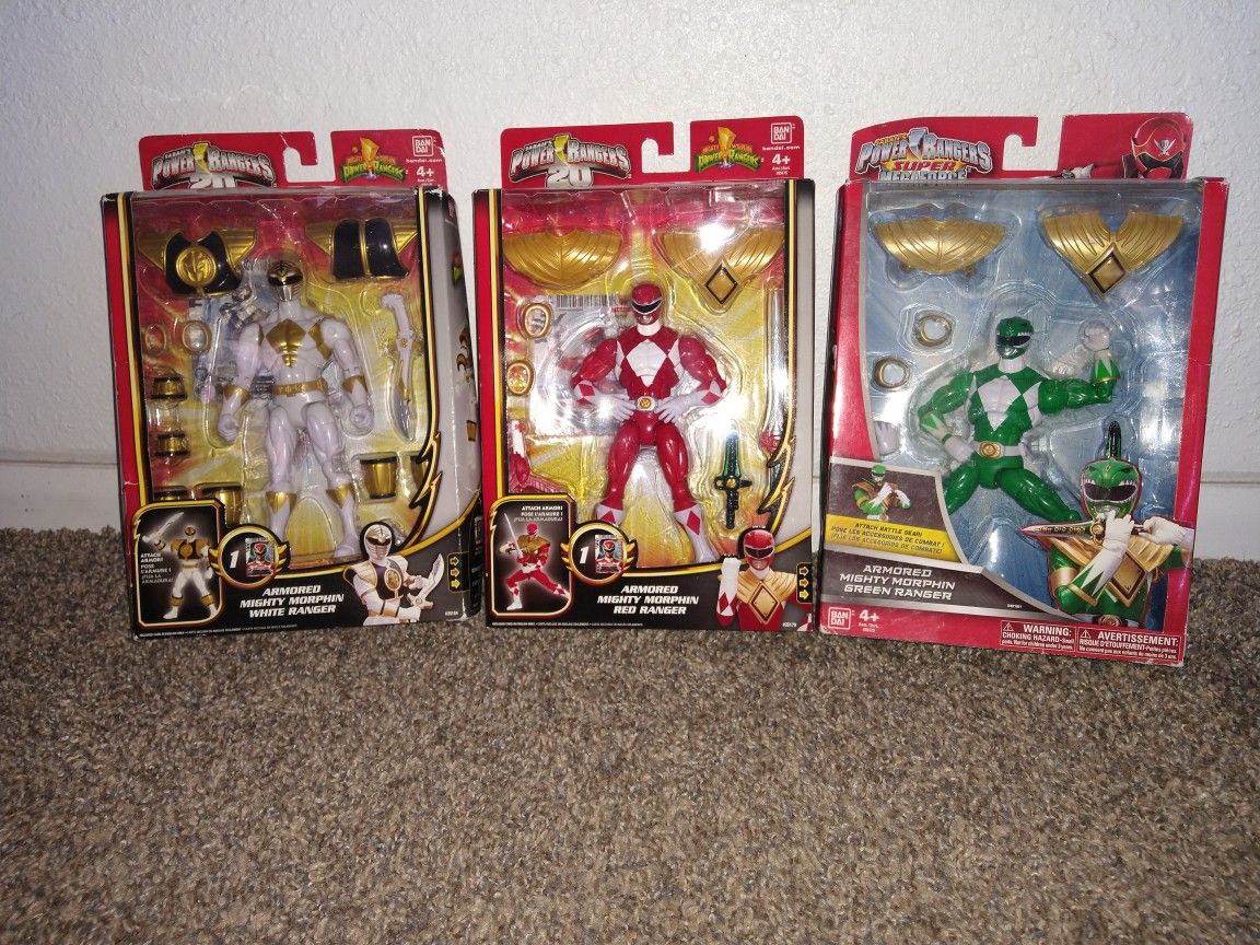 2013 Power Rangers 20 Super Megaforce 3 Pc. Chase Figure Set BNIB