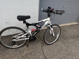 Mountain Bike with  front and rear suspensions