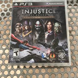 PS3 INJUSTICE GODS AMONG US ULTIMATE EDITION 