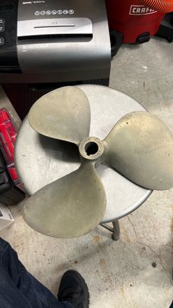 3-Blade Brass Boat Propeller 13”