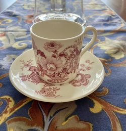 Vintage Charlotte Royal Crownford Ironstone England Cup & Saucer