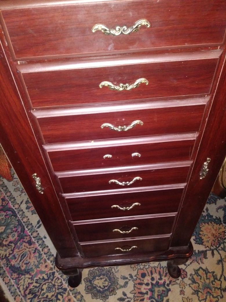 Jewelry Armoire (Cherry Finish)
